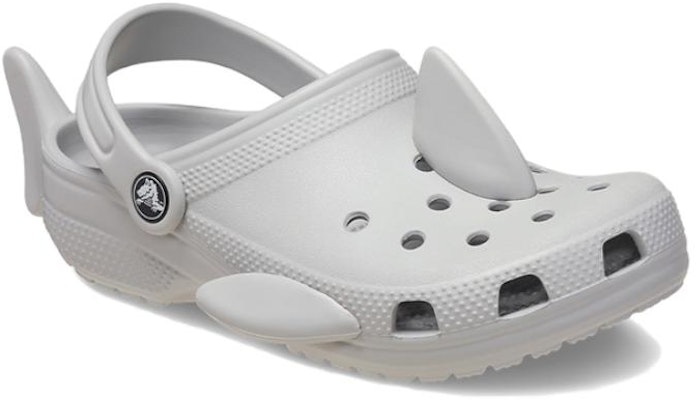 (Youth) Crocs Classic I AM Shark Clogs 'Grey' 210011-1FT Lookbook (Youth) Crocs Classic I AM Shark Clogs 'Grey' 210011-1FT