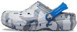 Buy (Youth) Crocs Classic Lined Camo Clogs 'Grey White Blue' 207323-0EF