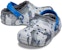 (Youth) Crocs Classic Lined Camo Clogs 'Grey White Blue' 207323-0EF