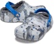 Shop (Youth) Crocs Classic Lined Camo Clogs 'Grey White Blue' 207323-0EF
