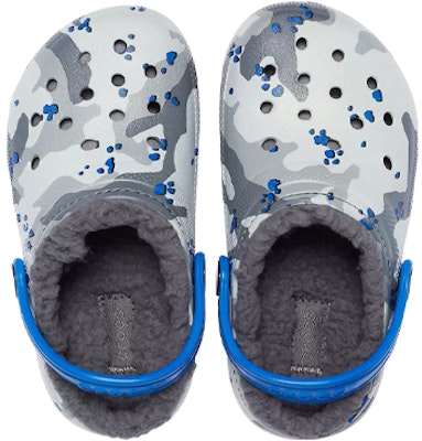 (Youth) Crocs Classic Lined Camo Clogs 'Grey White Blue' 207323-0EF Purchase (Youth) Crocs Classic Lined Camo Clogs 'Grey White Blue' 207323-0EF