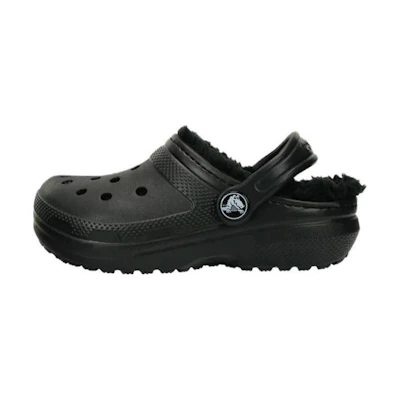 (Youth) Crocs Classic Lined Clogs 'Black'