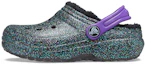 Buy (Youth) Crocs Classic Lined Clogs 'Black Purple Sparkles' 205937-9BD