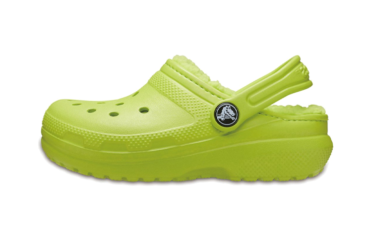 (Youth) Crocs Classic Lined Clogs 'Green' 203506-3TX