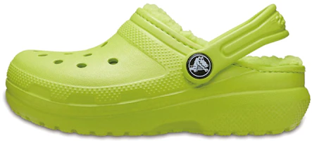 (Youth) Crocs Classic Lined Clogs 'Green' 203506-3TX (Youth) Crocs Classic Lined Clogs 'Green' 203506-3TX