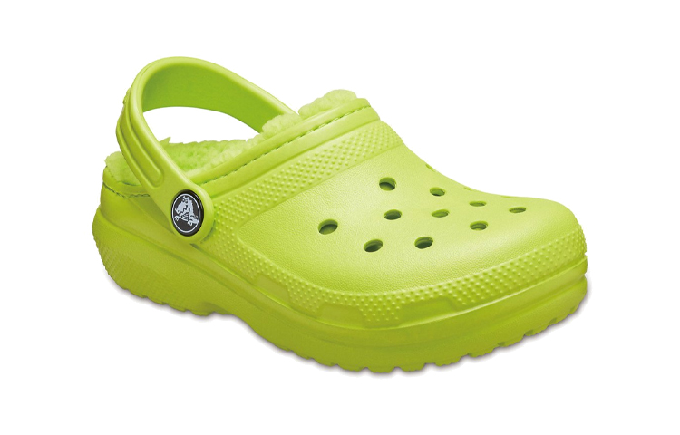 Lookbook (Youth) Crocs Classic Lined Clogs 'Green' 203506-3TX