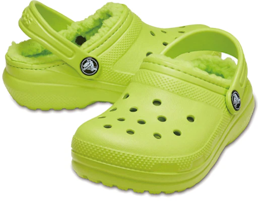 (Youth) Crocs Classic Lined Clogs 'Green' 203506-3TX Shop (Youth) Crocs Classic Lined Clogs 'Green' 203506-3TX