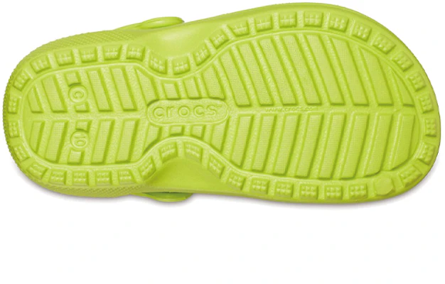 (Youth) Crocs Classic Lined Clogs 'Green' 203506-3TX Sizing (Youth) Crocs Classic Lined Clogs 'Green' 203506-3TX