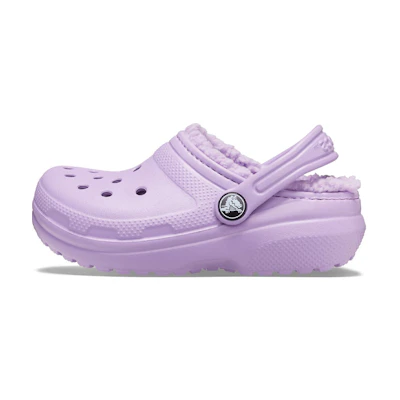 (Youth) Crocs Classic Lined Clogs 'Lilac'