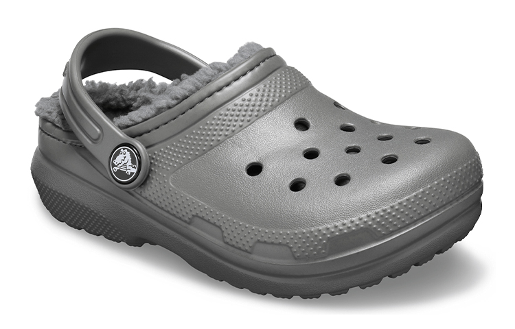 Lookbook (Youth) Crocs Classic Lined Clogs 'Slate Grey Smoke' 203506-0EX