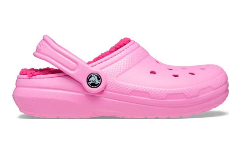 Order (JR) Crocs Classic Lined Clogs 'Taffy Pink' Warna Merah Muda 207010-6SW