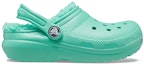Order (JR) Crocs Classic Lined Clogs 'Turquoise' - Selipar Crocs Berbulu Klasik 'Turquoise' 203506-3U3