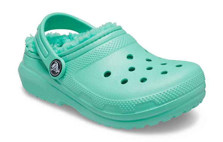 Lookbook (Youth) Crocs Classic Lined Clogs 'Turquoise' 203506-3U3