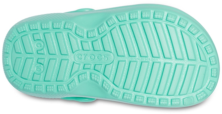 (JR) クロックス クラシックラインドクロッグ (ターコイズ) 203506-3U3 Sizing (JR) クロックス クラシックラインドクロッグ (ターコイズ) 203506-3U3