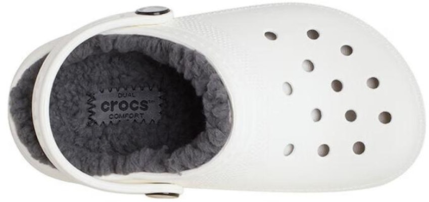 兒童 Crocs卡駱馳 休閒舒適 防滑耐磨 兒童拖鞋 白灰色 Details for 兒童 Crocs卡駱馳 休閒舒適 防滑耐磨 兒童拖鞋 白灰色
