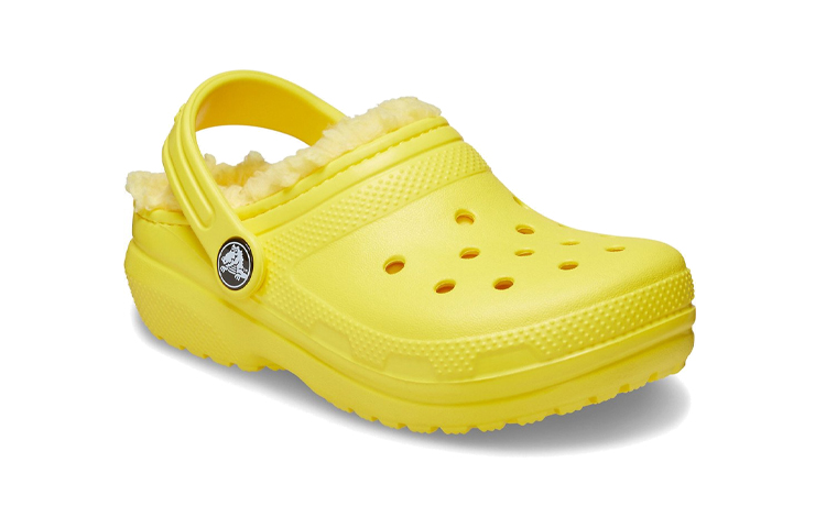 Lookbook (Youth) Crocs Classic Lined Clogs 'Yellow' 203506-7C1