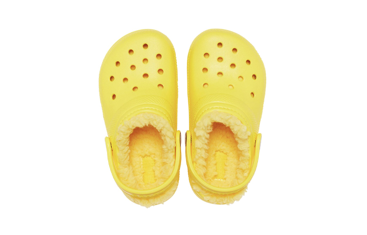 Purchase (Youth) Crocs Classic Lined Clogs 'Yellow' 203506-7C1