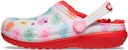 (JR) Crocs Classic Lined Elevated Sweethearts Clogs 'Merah Putih' 207738-119