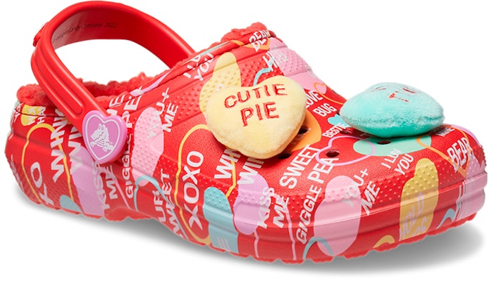 (Youth) Crocs Classic Lined Elevated Sweethearts Clogs 'Red multi' 207814-610 Lookbook (Youth) Crocs Classic Lined Elevated Sweethearts Clogs 'Red multi' 207814-610