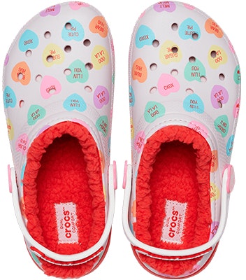 (JR) Crocs Classic Lined Elevated Sweethearts Clogs 'Merah Putih' 207738-119 Purchase (JR) Crocs Classic Lined Elevated Sweethearts Clogs 'Merah Putih' 207738-119