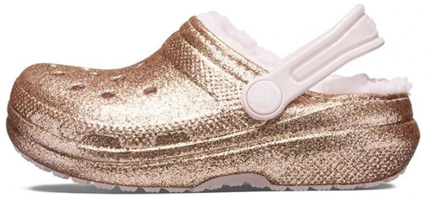 (Youth) Crocs Classic Lined Glitter Clogs 'Gold Pink' 207462-2UB Buy (Youth) Crocs Classic Lined Glitter Clogs 'Gold Pink' 207462-2UB