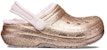 (Youth) Crocs Classic Lined Glitter Clogs 'Gold Pink' 207462-2UB