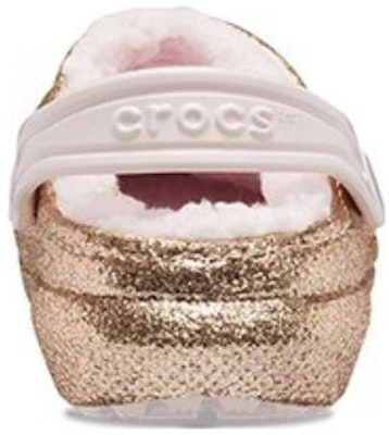 (Youth) Crocs Classic Lined Glitter Clogs 'Gold Pink' 207462-2UB Purchase (Youth) Crocs Classic Lined Glitter Clogs 'Gold Pink' 207462-2UB