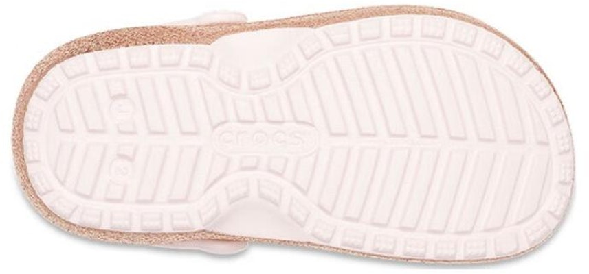 (Youth) Crocs Classic Lined Glitter Clogs 'Gold Pink' 207462-2UB Details for (Youth) Crocs Classic Lined Glitter Clogs 'Gold Pink' 207462-2UB
