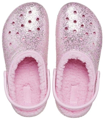 (Youth) Crocs Classic Lined Glitter Clogs 'Pink' 207462-6S0 Shop (Youth) Crocs Classic Lined Glitter Clogs 'Pink' 207462-6S0