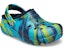 (JR) Crocs Klasik Berbulu Bercorak 'Blue Tie Dye' 207238-4HQ