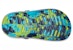 (JR) Crocs Klasik Berbulu Bercorak 'Blue Tie Dye' 207238-4HQ