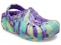 Lookbook (JR) Crocs Classic Lined Marbled Clogs 'Neon Purple Multi' - Ungu Neon Pelbagai. 207238-573