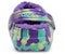 (JR) Crocs Classic Lined Marbled Clogs 'Neon Purple Multi' - Ungu Neon Pelbagai. 207238-573