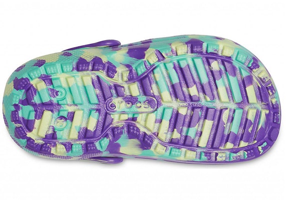 (Youth) Crocs Classic Lined Marbled Clogs 'Neon Purple Multi' 207238-573 Sizing (Youth) Crocs Classic Lined Marbled Clogs 'Neon Purple Multi' 207238-573