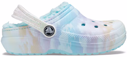 Order (Youth) Crocs Classic Lined Out of the World Clogs 'Blue Multi-Color' 207322-90H