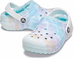 Shop (Youth) Crocs Classic Lined Out of the World Clogs 'Blue Multi-Color' 207322-90H