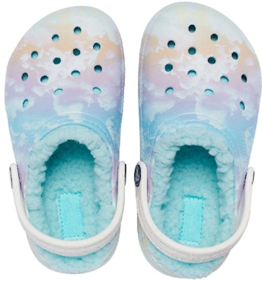(Youth) Crocs Classic Lined Out of the World Clogs 'Blue Multi-Color' 207322-90H Purchase (Youth) Crocs Classic Lined Out of the World Clogs 'Blue Multi-Color' 207322-90H