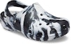 Lookbook (JR) Crocs Classic Marbled Clogs 'Hitam Putih'. 207002-103