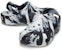 (JR) Crocs Classic Marbled Clogs 'Hitam Putih'. 207002-103