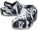 Shop (JR) Crocs Classic Marbled Clogs 'Hitam Putih'. 207002-103
