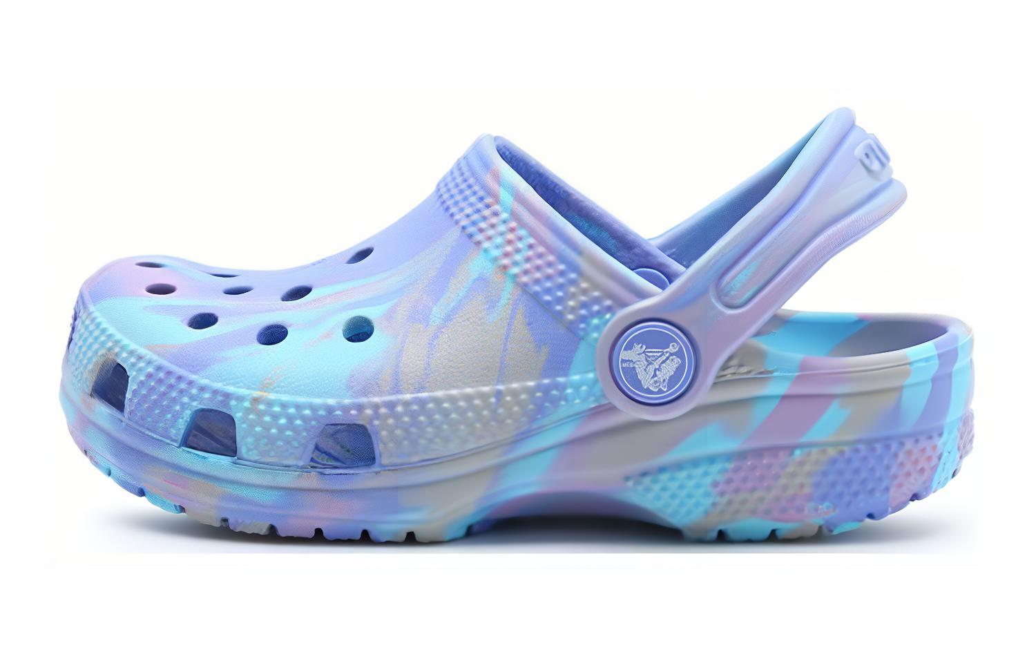(Youth) Crocs Classic Marbled Clogs 'Moon Jelly Multi' 207464-5Q7