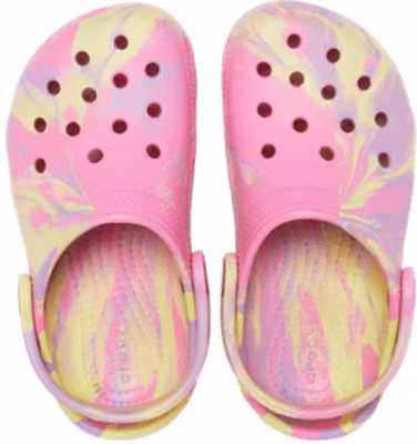 (Youth) Crocs Classic Marbled Clogs 'Pink Yellow' 207002-6SO Purchase (Youth) Crocs Classic Marbled Clogs 'Pink Yellow' 207002-6SO
