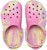 (JR) Crocs Classic Marbled Clogs 'Pink Yellow' - Selipar Marbled Klasik Merah Jambu Kuning 207002-6SO