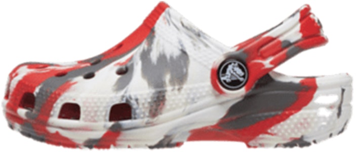(JR) Zuecos Crocs Classic Marmoleados 'Blanco Rojo Gris' 207002-884 Buy (JR) Zuecos Crocs Classic Marmoleados 'Blanco Rojo Gris' 207002-884