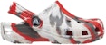 (JR) Crocs Classic Marbled Clogs 'Putih Merah Kelabu' 207002-884