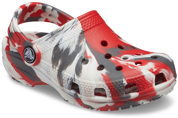 (JR) Crocs Klasik Marbled Clogs 'Putih Merah Abu-abu' 207002-884 Lookbook (JR) Crocs Klasik Marbled Clogs 'Putih Merah Abu-abu' 207002-884