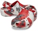 Shop (JR) Crocs Classic Marbled Clogs 'Putih Merah Kelabu' 207002-884