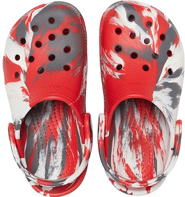 (JR) Crocs Klasik Marbled Clogs 'Putih Merah Abu-abu' 207002-884 Purchase (JR) Crocs Klasik Marbled Clogs 'Putih Merah Abu-abu' 207002-884