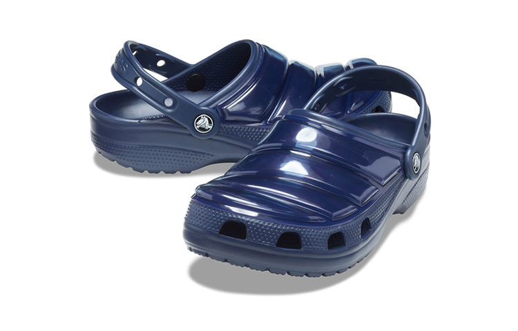 Shop (Youth) Crocs Classic Neo Puff Clogs 'Blue' 206647-410