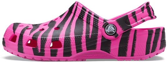 (Youth) Crocs Classic Out of This World Clogs 'Electric Pink Black' 206739-6QS (Youth) Crocs Classic Out of This World Clogs 'Electric Pink Black' 206739-6QS